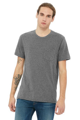 Bella+Canvas 3021 - Remera Jersey con bolsillo