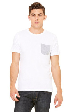 Bella+Canvas 3021 - Remera Jersey con bolsillo