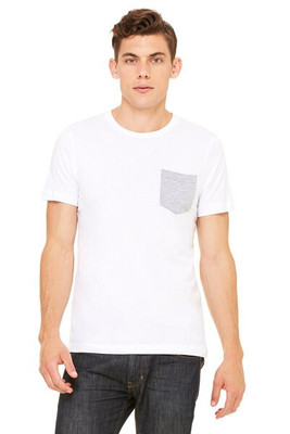 Bella+Canvas 3021 - Remera Jersey con bolsillo