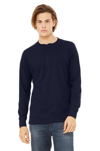 Bella+Canvas 3150 - Long Sleeve Jersey Henley