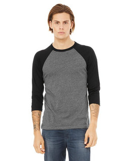Bella+Canvas 3200 - Unisex Three-Quarter Sleeve Baseball Raglan