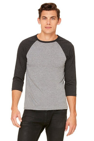 Bella+Canvas 3200 - Unisex Three-Quarter Sleeve Baseball Raglan