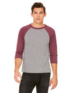 Bella+Canvas 3200 - Unisex Three-Quarter Sleeve Baseball Raglan