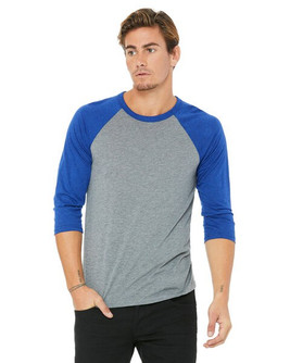 Bella+Canvas 3200 - Unisex Three-Quarter Sleeve Baseball Raglan