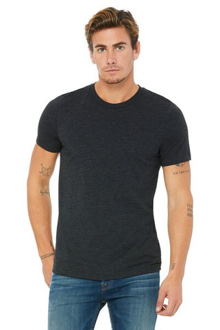 Bella+Canvas 3413 - Remera Unisex de tres materiales manga corta