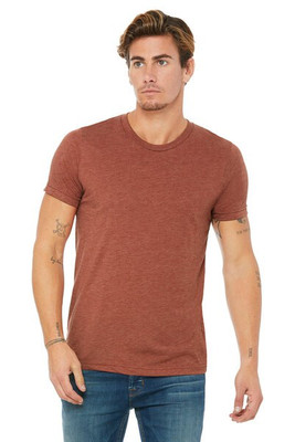 Bella+Canvas 3413 - Remera Unisex de tres materiales manga corta