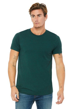 Bella+Canvas 3413 - Remera Unisex de tres materiales manga corta