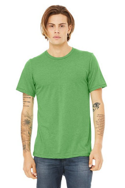 Bella+Canvas 3413 - Remera Unisex de tres materiales manga corta