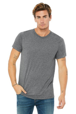 Bella+Canvas 3413 - Remera Unisex de tres materiales manga corta