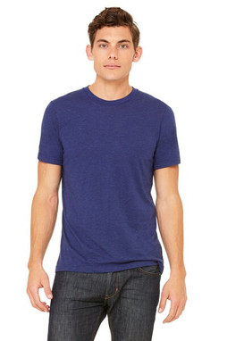 Bella+Canvas 3413 - Remera Unisex de tres materiales manga corta