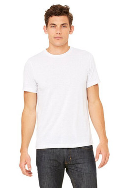 Bella+Canvas 3413 - Remera Unisex de tres materiales manga corta