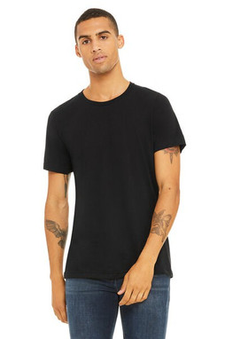 Bella+Canvas 3413 - Remera Unisex de tres materiales manga corta