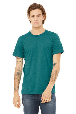 Bella+Canvas 3413 - Remera Unisex de tres materiales manga corta