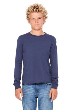 Bella+Canvas 3501Y - Youth Jersey Long Sleeve T-Shirt