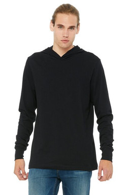 Bella+Canvas 3512 - Unisex Long Sleeve Jersey Hooded T-Shirt