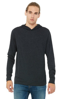 Bella+Canvas 3512 - Unisex Long Sleeve Jersey Hooded T-Shirt