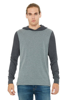 Bella+Canvas 3512 - Unisex Long Sleeve Jersey Hooded T-Shirt