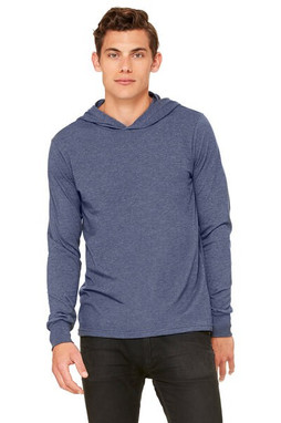 Bella+Canvas 3512 - Unisex Long Sleeve Jersey Hooded T-Shirt