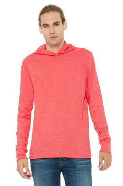 Bella+Canvas 3512 - Unisex Long Sleeve Jersey Hooded T-Shirt