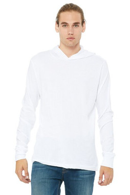 Bella+Canvas 3512 - Unisex Long Sleeve Jersey Hooded T-Shirt