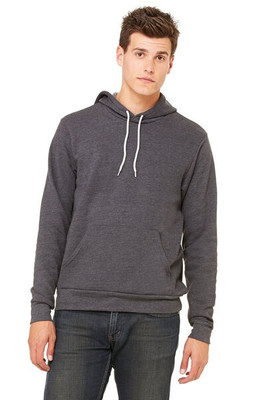 Bella+Canvas 3719 - Unisex Poly/Cotton Hooded Pullover Sweatshirt