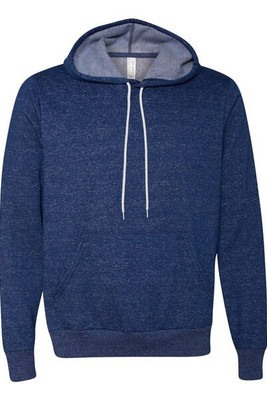 Bella+Canvas 3719 - Unisex Poly/Cotton Hooded Pullover Sweatshirt