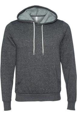 Bella+Canvas 3719 - Unisex Poly/Cotton Hooded Pullover Sweatshirt