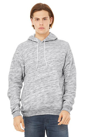 Bella+Canvas 3719 - Unisex Poly/Cotton Hooded Pullover Sweatshirt