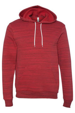 Bella+Canvas 3719 - Unisex Poly/Cotton Hooded Pullover Sweatshirt