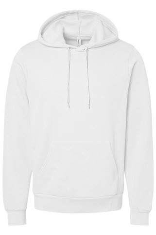 Bella+Canvas 3719 - Unisex Poly/Cotton Hooded Pullover Sweatshirt