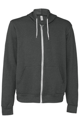 Bella+Canvas 3739 - Buzo unisex con cierre y capucha