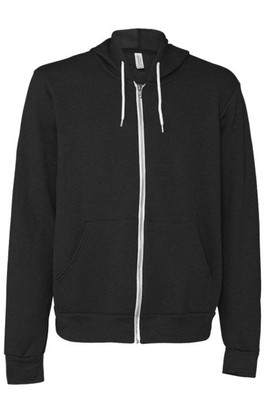 Bella+Canvas 3739 - Buzo unisex con cierre y capucha