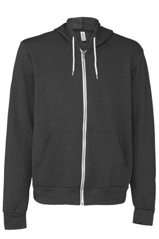 Bella+Canvas 3739 - Unisex Full-Zip Hooded Sweatshirt