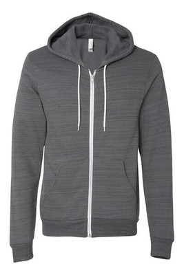 Bella+Canvas 3739 - Unisex Full-Zip Hooded Sweatshirt