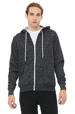 Bella+Canvas 3739 - Unisex Full-Zip Hooded Sweatshirt