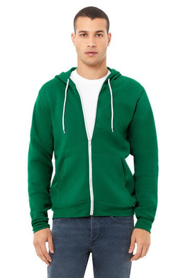 Bella+Canvas 3739 - Unisex Full-Zip Hooded Sweatshirt