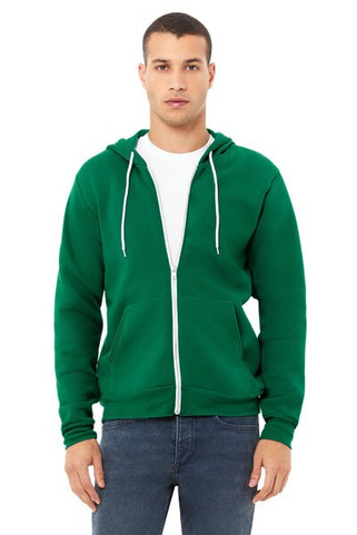 Bella+Canvas 3739 - Unisex Full-Zip Hooded Sweatshirt