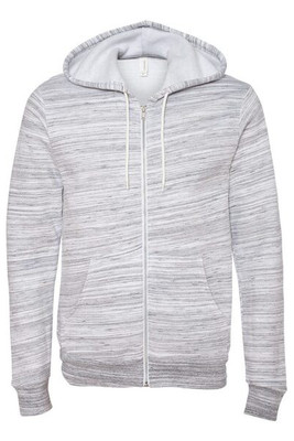 Bella+Canvas 3739 - Buzo unisex con cierre y capucha