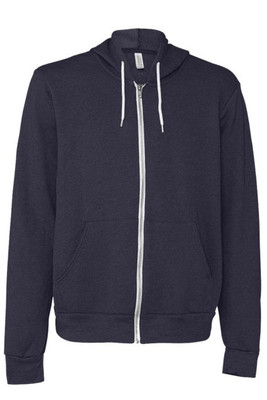 Bella+Canvas 3739 - Unisex Full-Zip Hooded Sweatshirt