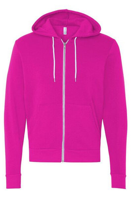 Bella+Canvas 3739 - Unisex Full-Zip Hooded Sweatshirt