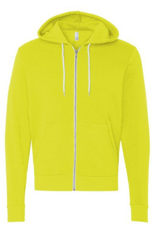 Bella+Canvas 3739 - Unisex Full-Zip Hooded Sweatshirt