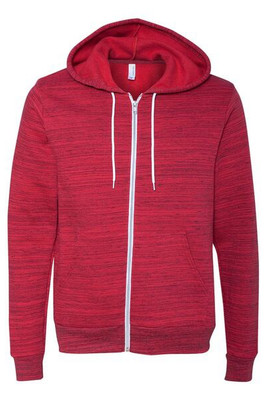 Bella+Canvas 3739 - Unisex Full-Zip Hooded Sweatshirt