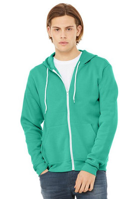 Bella+Canvas 3739 - Unisex Full-Zip Hooded Sweatshirt