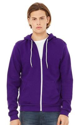 Bella+Canvas 3739 - Buzo unisex con cierre y capucha