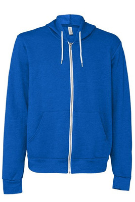 Bella+Canvas 3739 - Unisex Full-Zip Hooded Sweatshirt