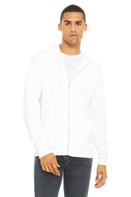Bella+Canvas 3739 - Unisex Full-Zip Hooded Sweatshirt