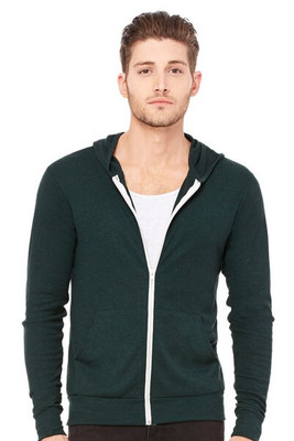 Bella+Canvas 3939 - Buzo unisex triblend cierre completo