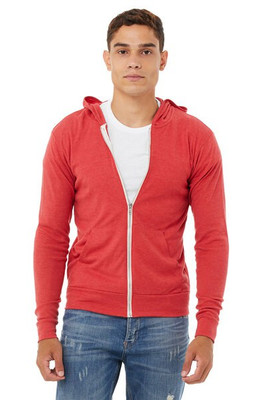 Bella+Canvas 3939 - Buzo unisex triblend cierre completo