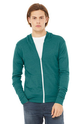 Bella+Canvas 3939 - Buzo unisex triblend cierre completo
