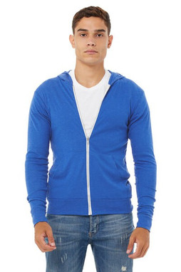 Bella+Canvas 3939 - Buzo unisex triblend cierre completo